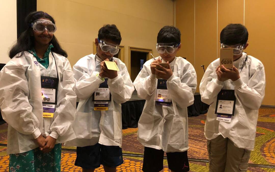 Four LVII Students Are National Finalists in STEM Competition